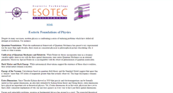 Desktop Screenshot of physics.esotec.org